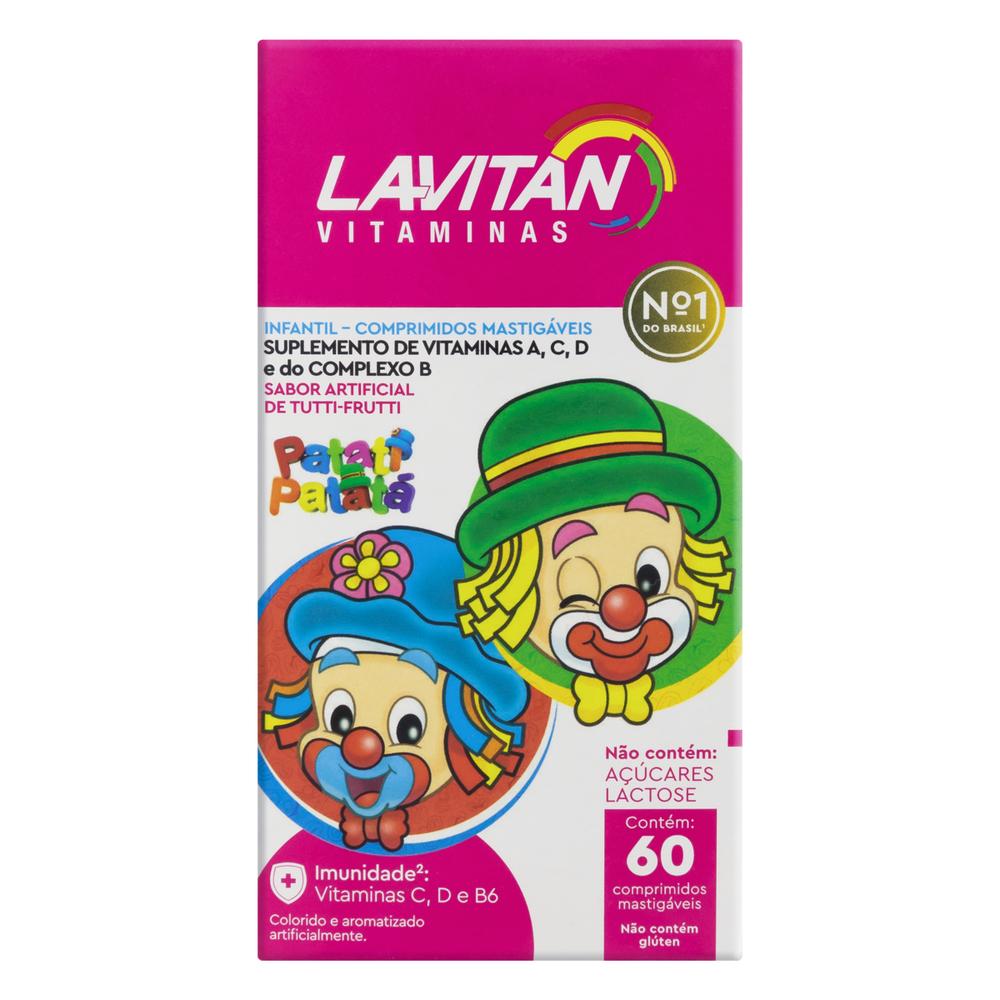 Lavitan Kids 60 Comprimidos Tutti-Frutti