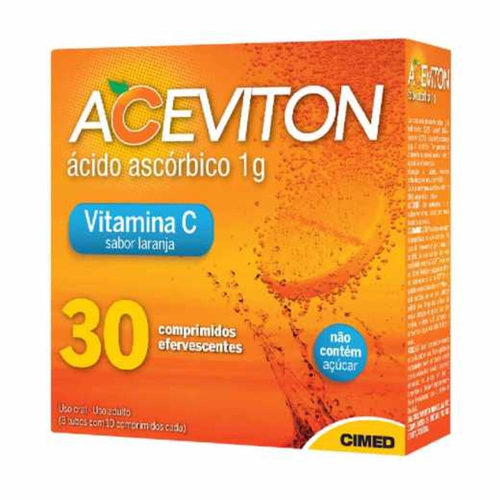 Aceviton Cimed 1g com 30 Comprimidos Efervescentes