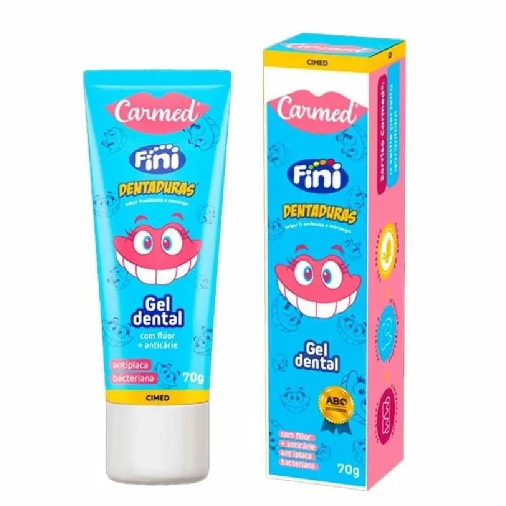 Gel Dent Carmed 70G Dentadura C/Fluor