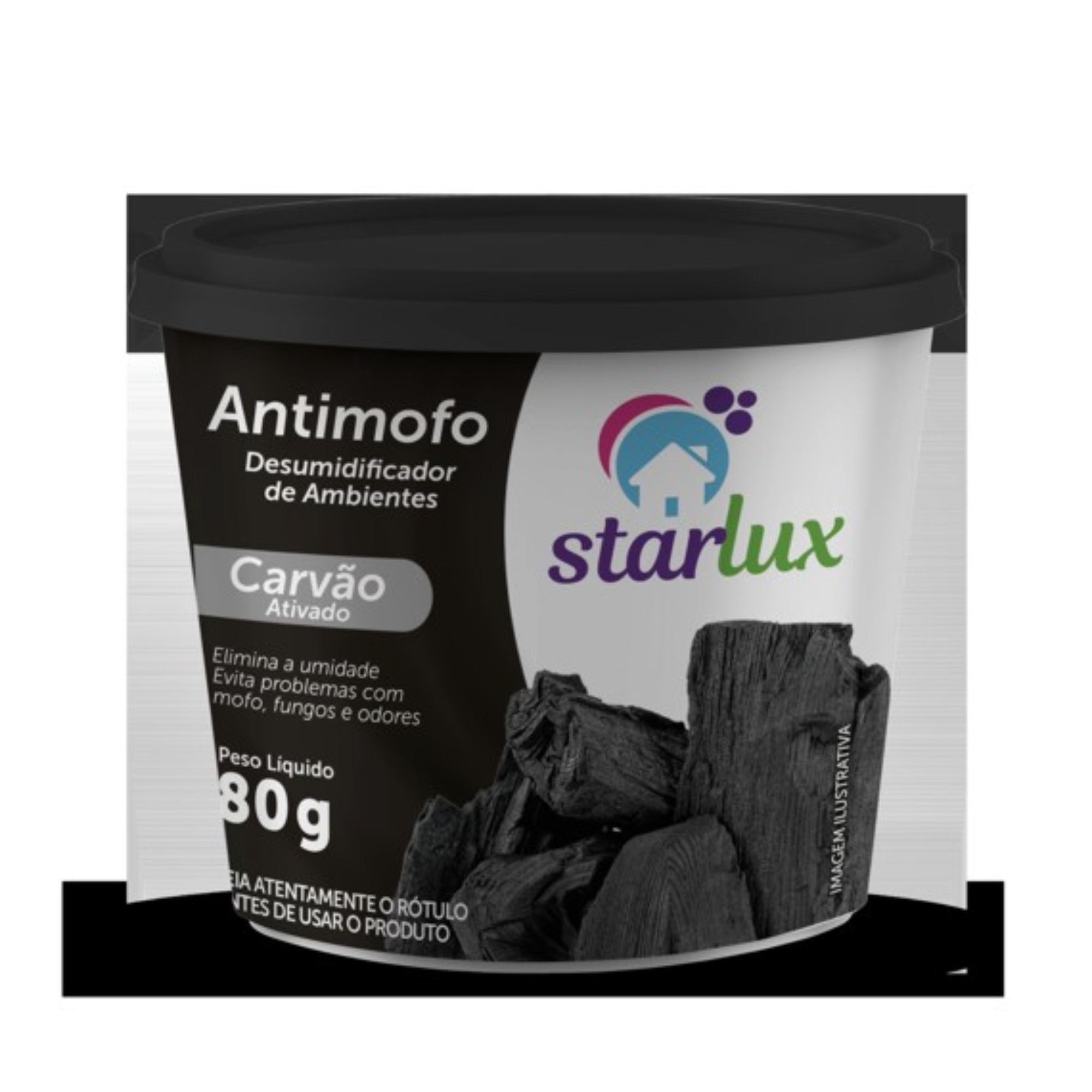 Antimofo Starlux UD 80g Carvão Ativado