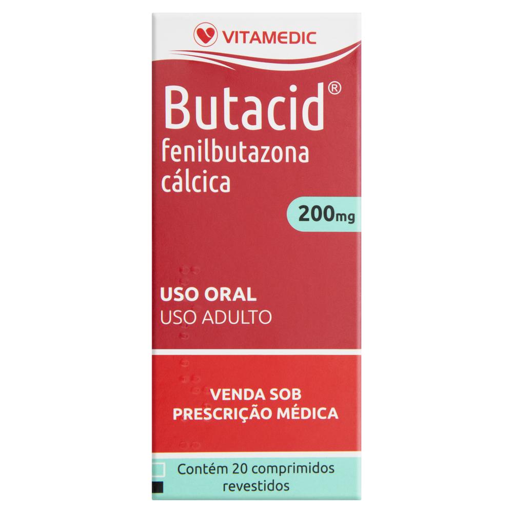 Butacid 200mg Com 20 Comprimidos