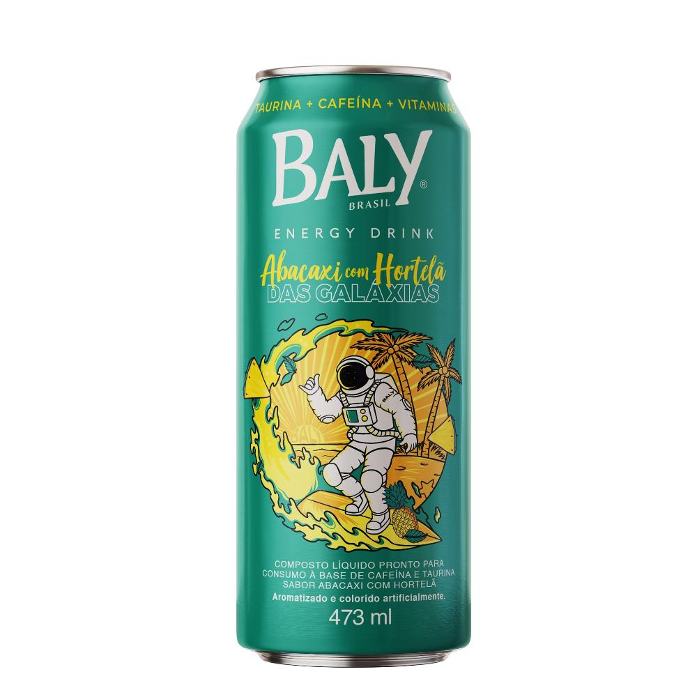 Energético Baly 473Ml Abacaxi Com Hortelã Sem Açúcar