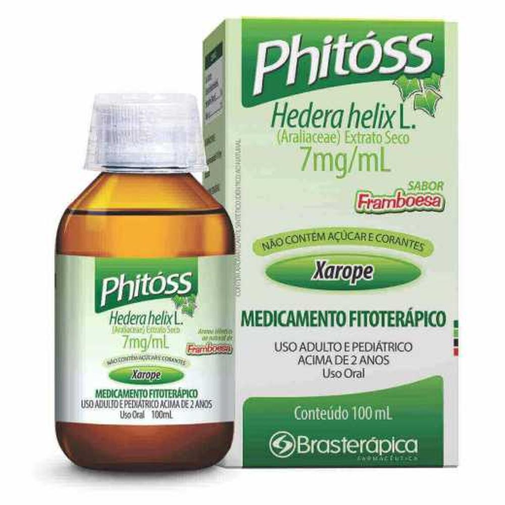 Phitoss Xarope 7mg/ml com 100ml BraterÃ¡pica