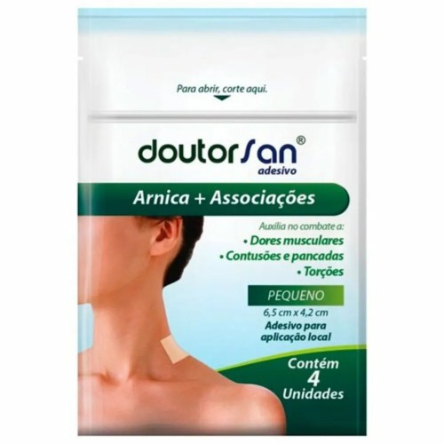 Doutorsan Adesivo Pequeno com 4 Unidades Sanfarma