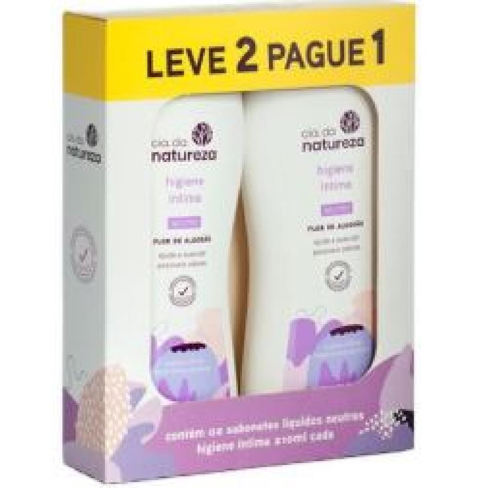 Kit Sabonete Liquido Intimo Cia Da Natureza Lv2Pg1 Neutro 210Ml