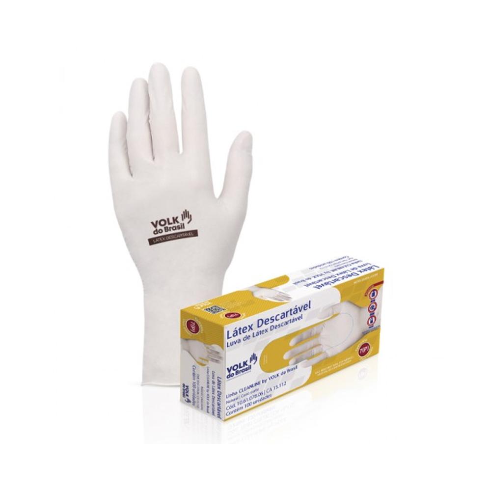 Luvas De Latex Volk G 100 Unidades