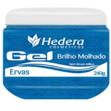 Gel para Cabelos Fixação Média Hedera 240g 3 Ervas