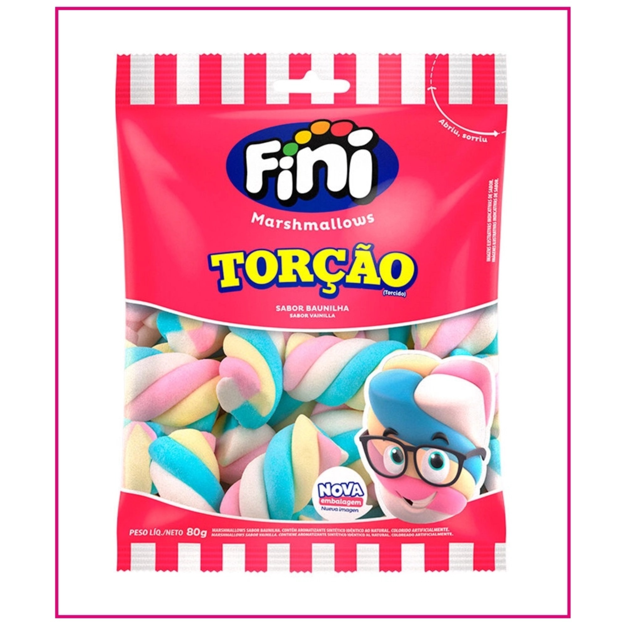 Bala Fini Marshmallow Torção 90g