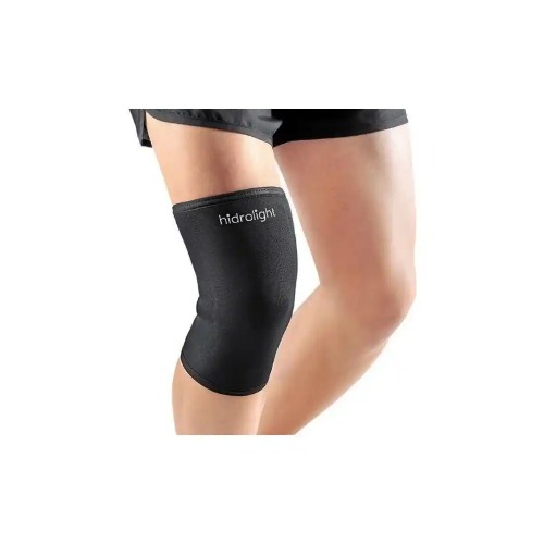 Joelheira Lisa Longa Preta M Hidrolight