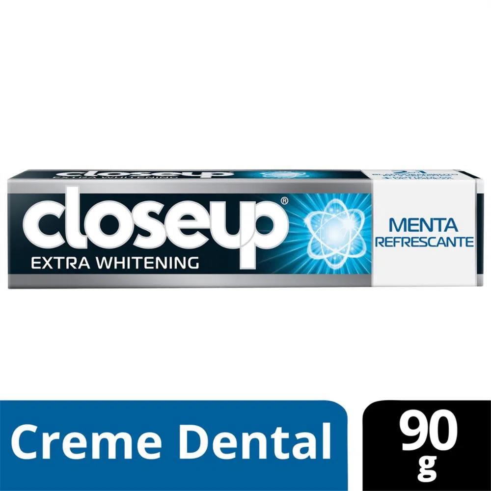 Creme Dental Closeup Extra Whitening Menta Refrescante 90g