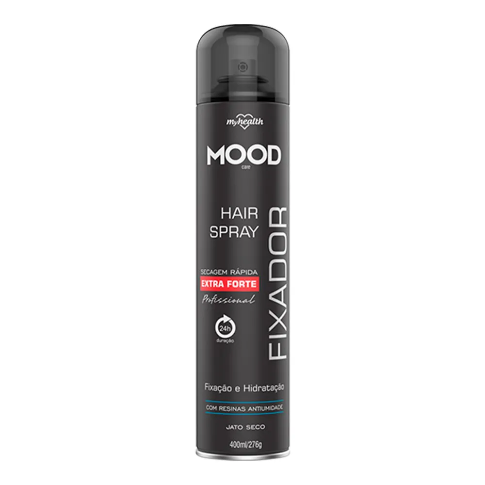 Spray Fixador De Cabelo Extra Forte Mood 400ml