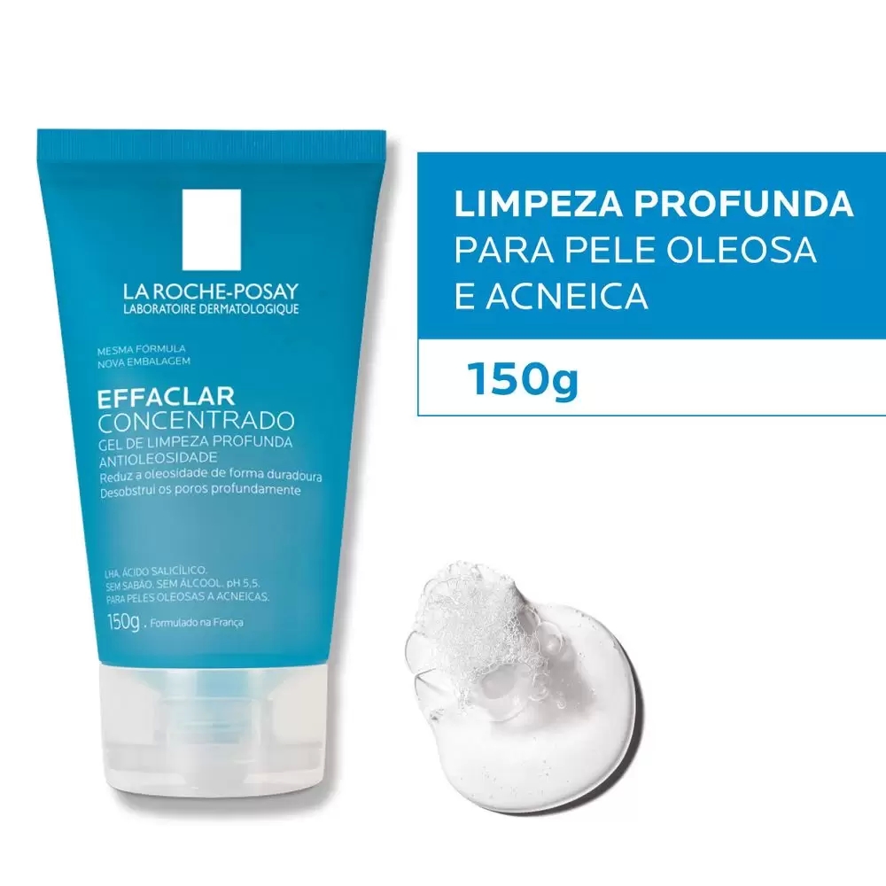 Gel De Limpeza Facial La Roche-Posay Effaclar Concentrado 150g