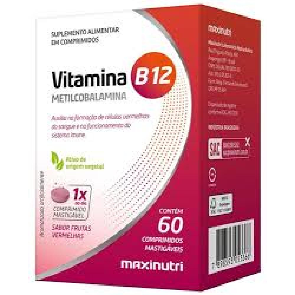 Vitamina B12 60Cp Maxinutri Mastigavel
