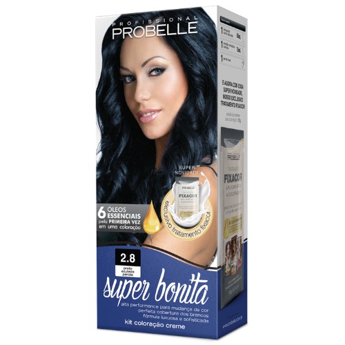 Tinta Super Bonita Probelle 2.8 Preto Azulado Perola
