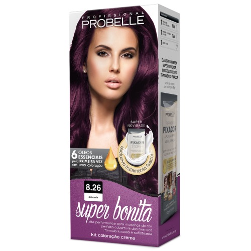 Tinta Super Bonita Probelle 8.26 Marsala