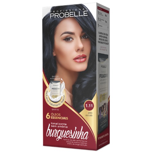 Tonalizante Burguesinha 1.1 Preto Azulado