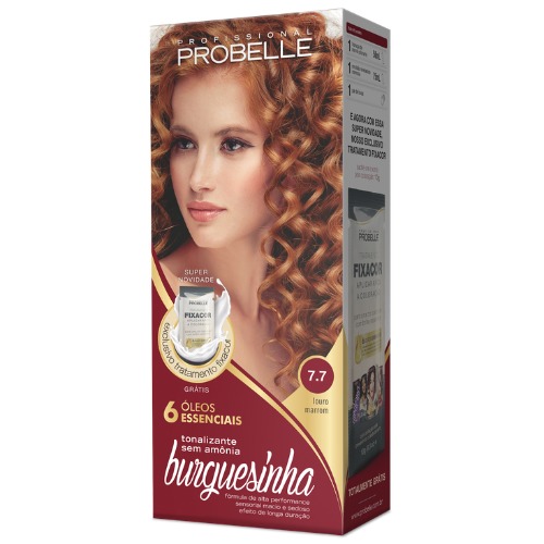 Tonalizante Burguesinha 7.7 Louro Marrom
