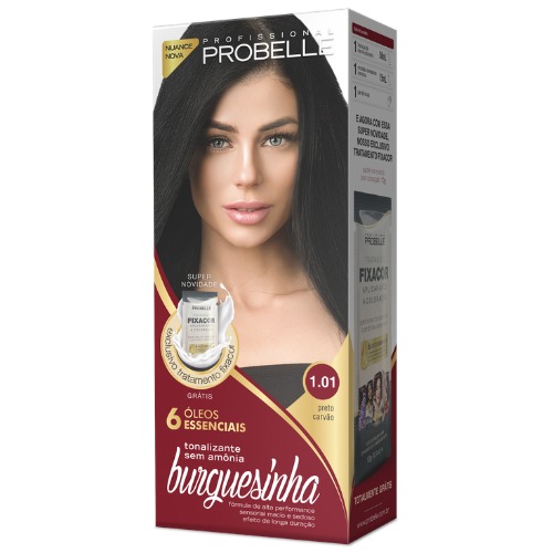 Tonalizante Burguesinha 1.01 Preto Carvão