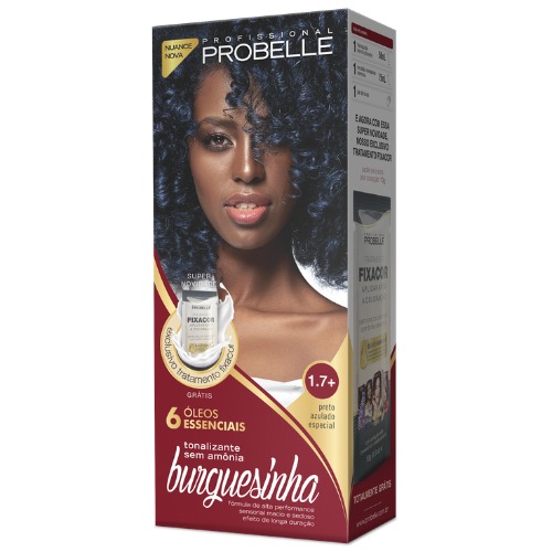 Tonalizante Burguesinha 1.7+ Preto Azulado Especial