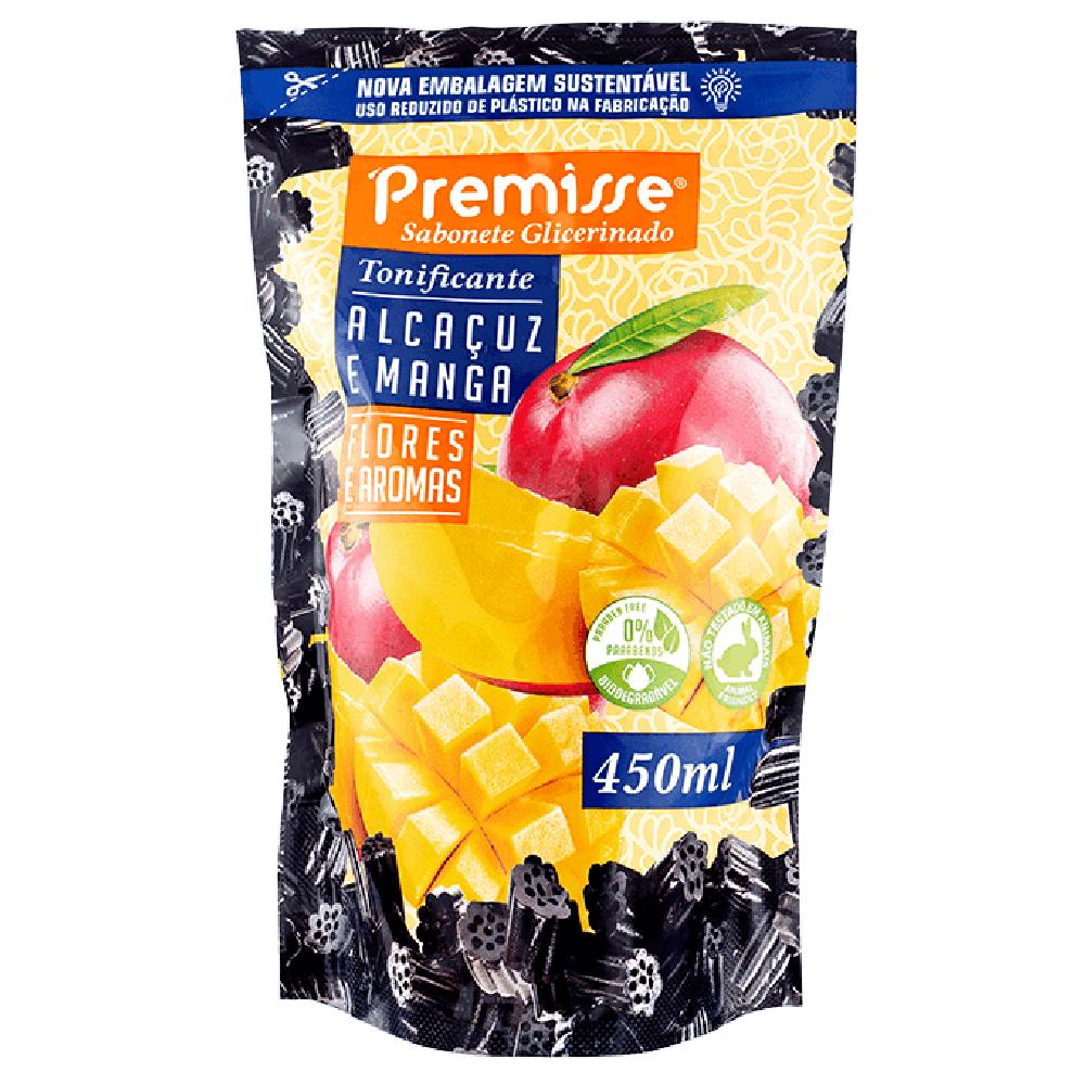 Sabonete Liquido Premisse Refil 450Ml Alcacuz E Manga