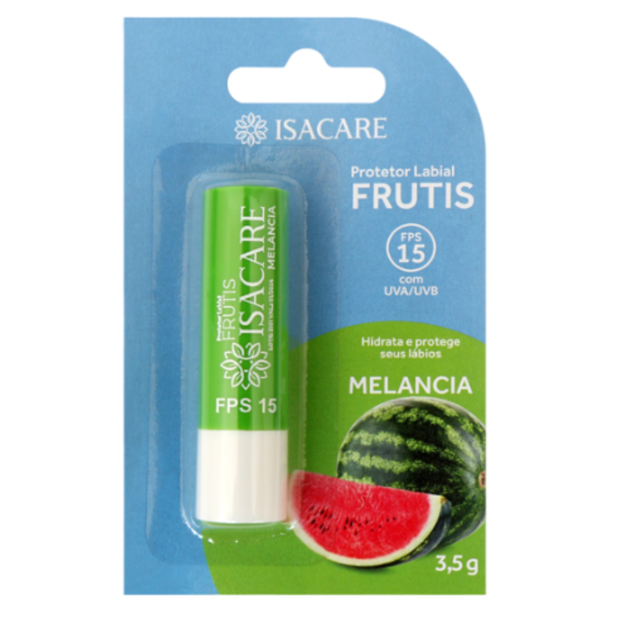 Protet Labial Isacare 3.5G Frutis Melancia Fps15 Ref: 2126