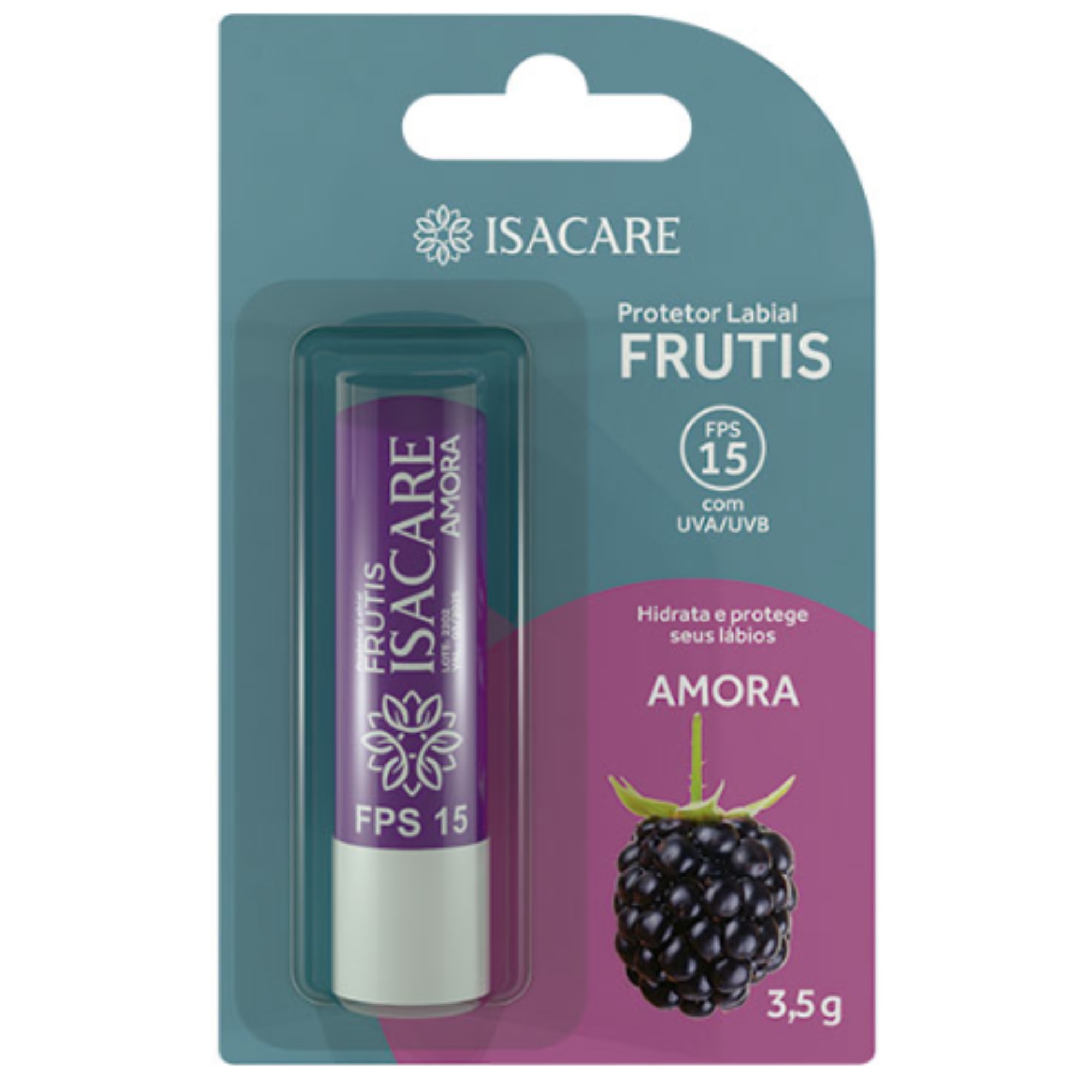 Protet Labial Isacare 3.5G Frutis Amorafps 15 Ref: 0150