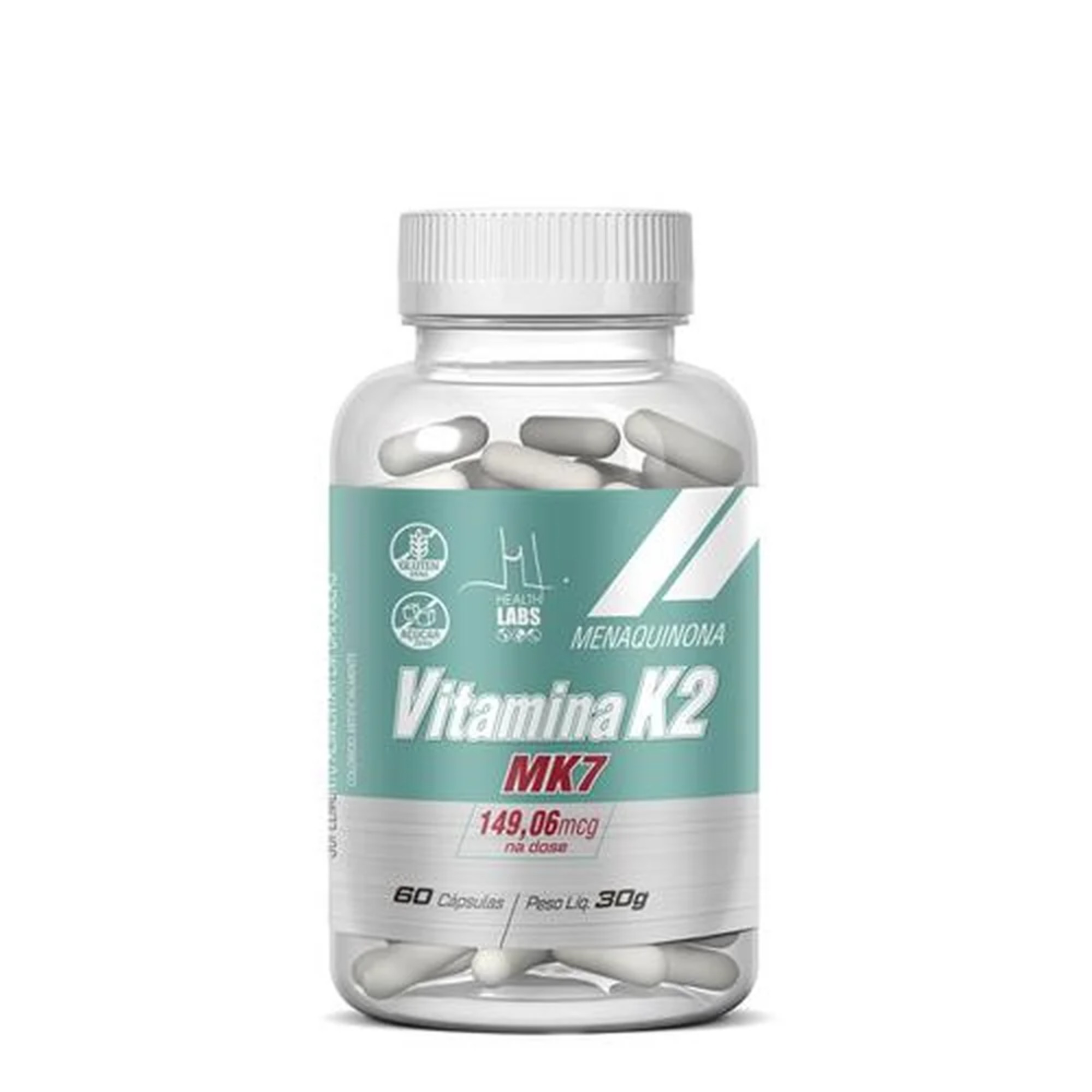 Vitamina K2 com 60 Comprimidos Health Labs