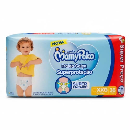 Fralda Calca Mamypoko Superprotecao Hiper Xxg 36 Unidades