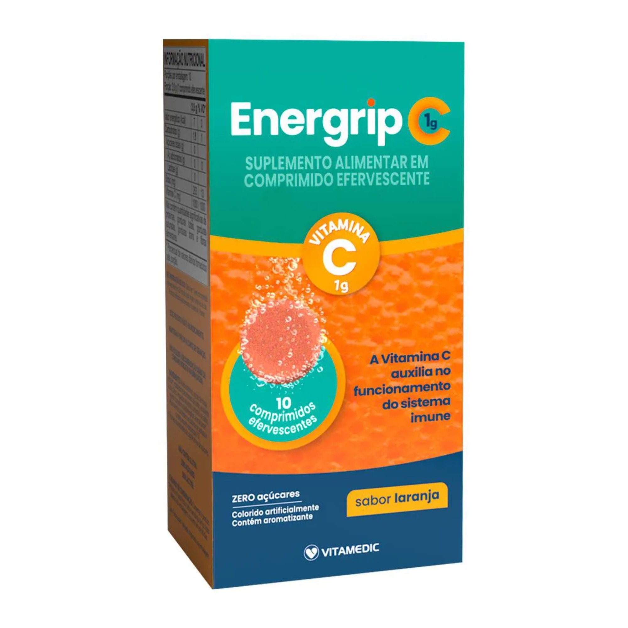 Energip C 1g com 10 Comprimidos Vitamedic