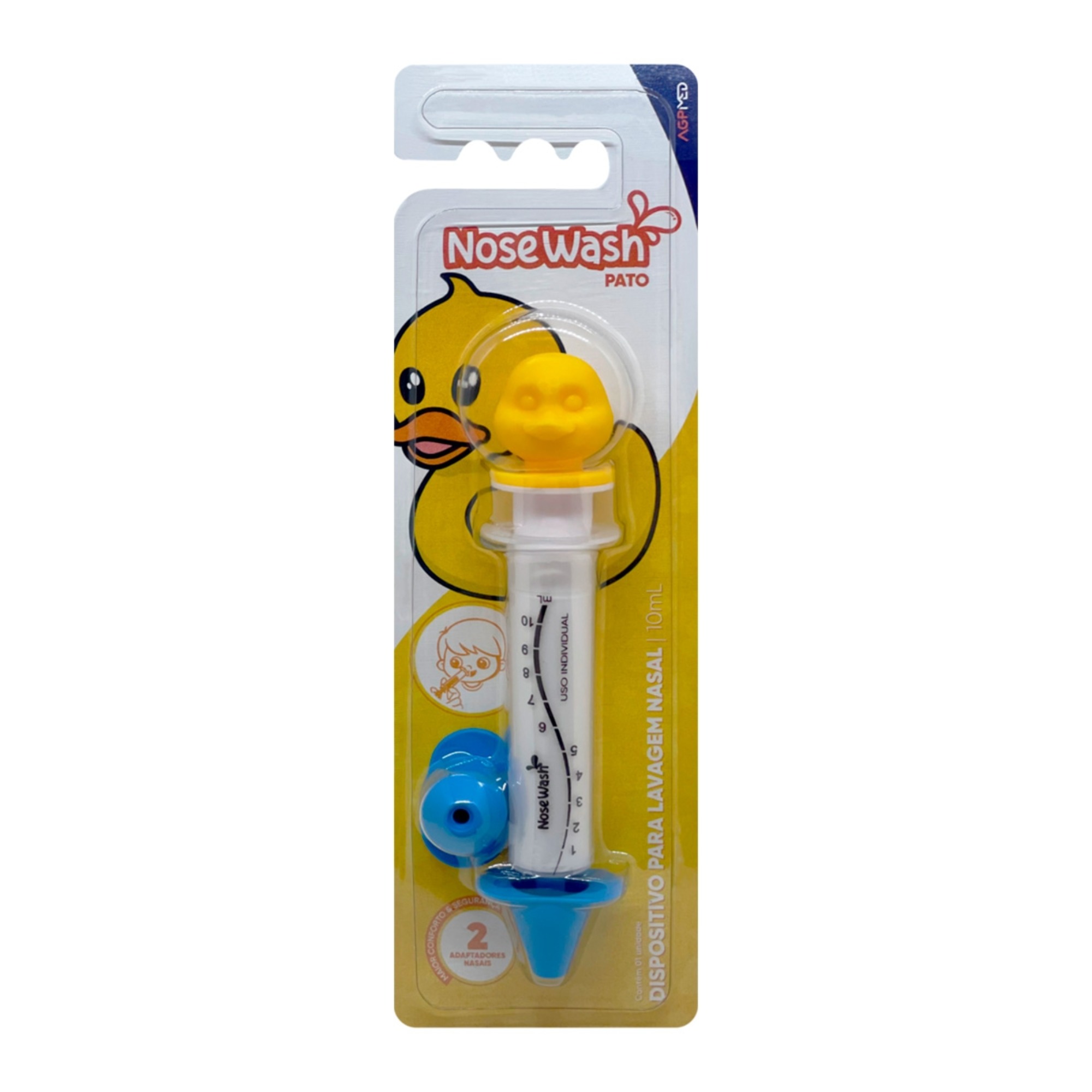 Seringa de Limpeza Nasal Infantil Nosewash Pato