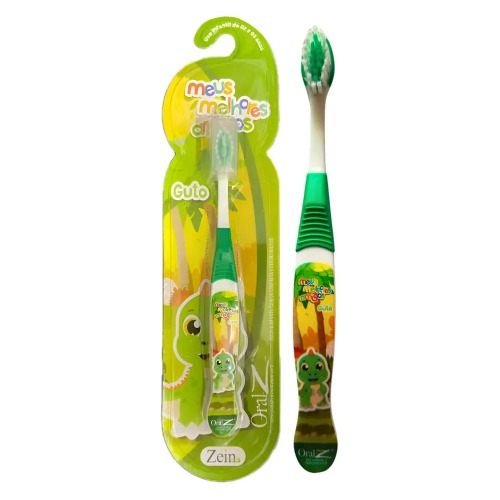 Escova Dental Green Infantil Dino Duo 2 Unidades RF302
