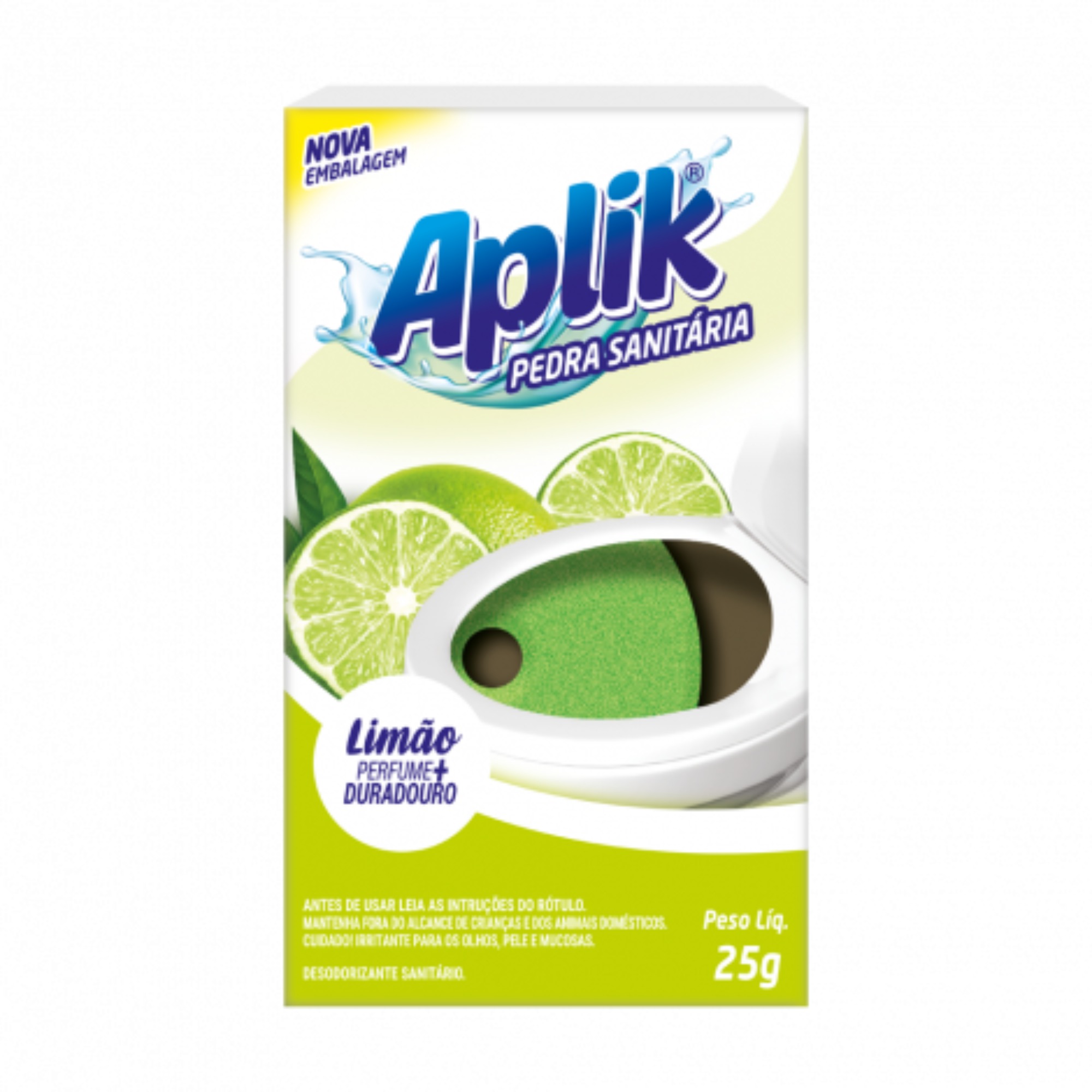 Pedra Sanitária Aplik 25g Limão