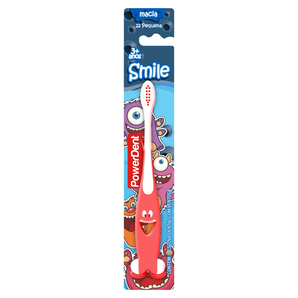 Escova Dental Infantil Powerdent Smile