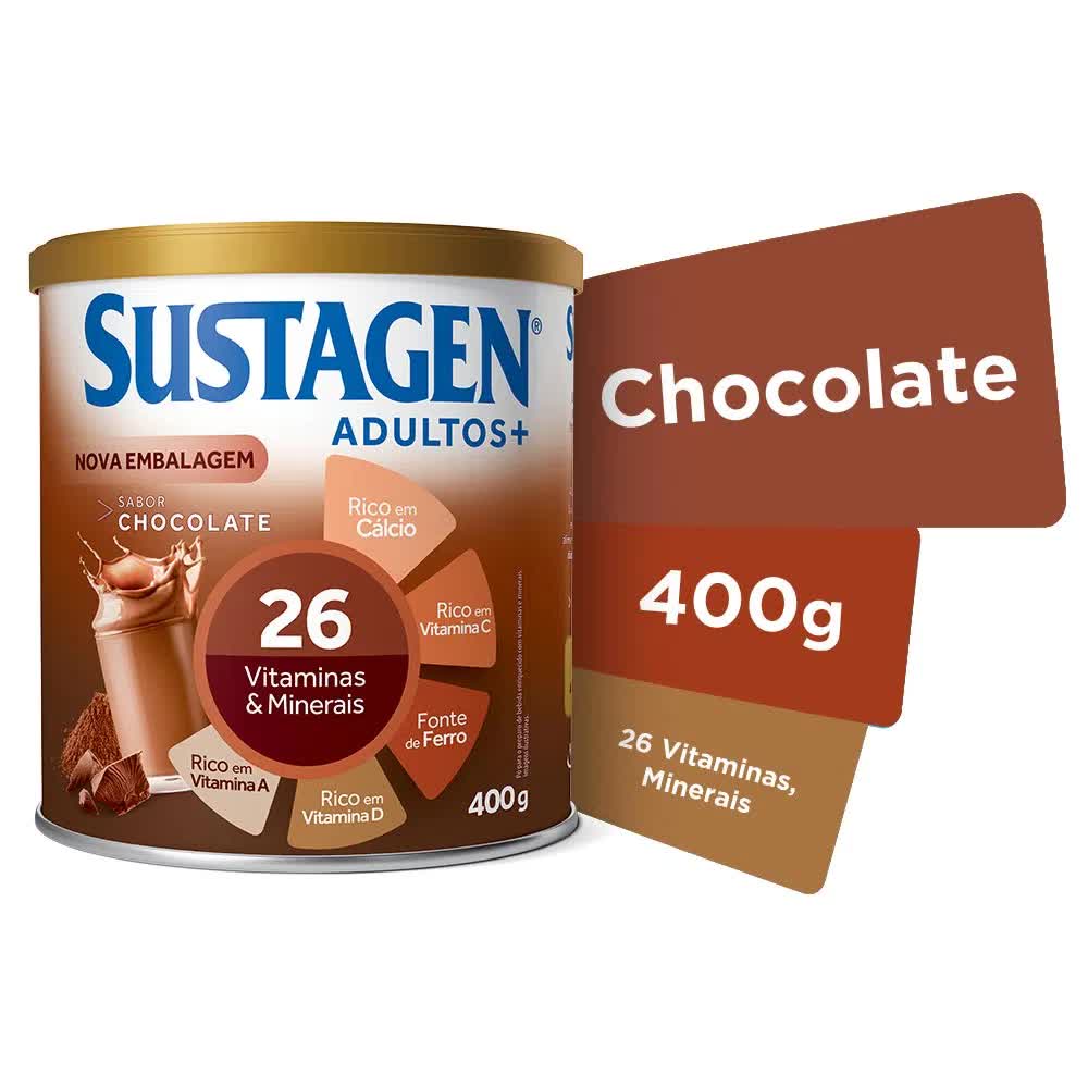 Complemento Alimentar Sustagen Adultos Chocolate 400g