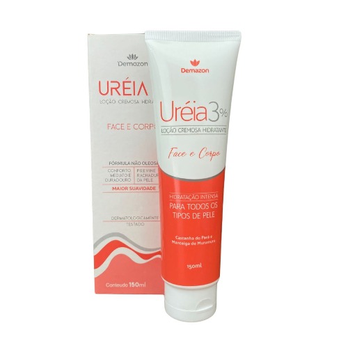 Locao Hidrat Cremosa Demazon 150G Ureia 3% Face E Corpo Bisnaga