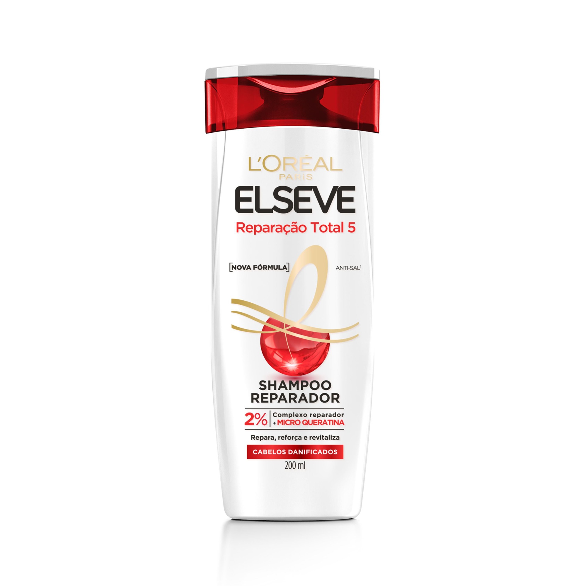 Shampoo Elseve 200Ml Reparacao Total 5 Reparador