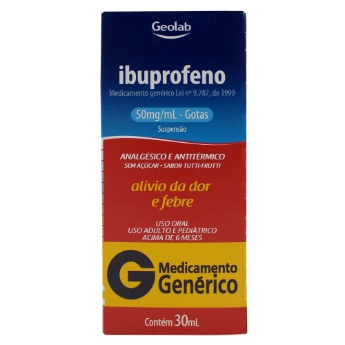 Ibuprofeno 50Mg/Ml 30Ml Geolab Generico