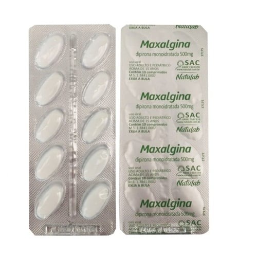 Dipirona 500mg com 10 Comprimidos Natulab