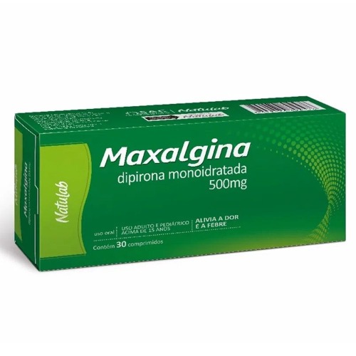 Dipirona 500mg Com 30 Comprimidos Natulab