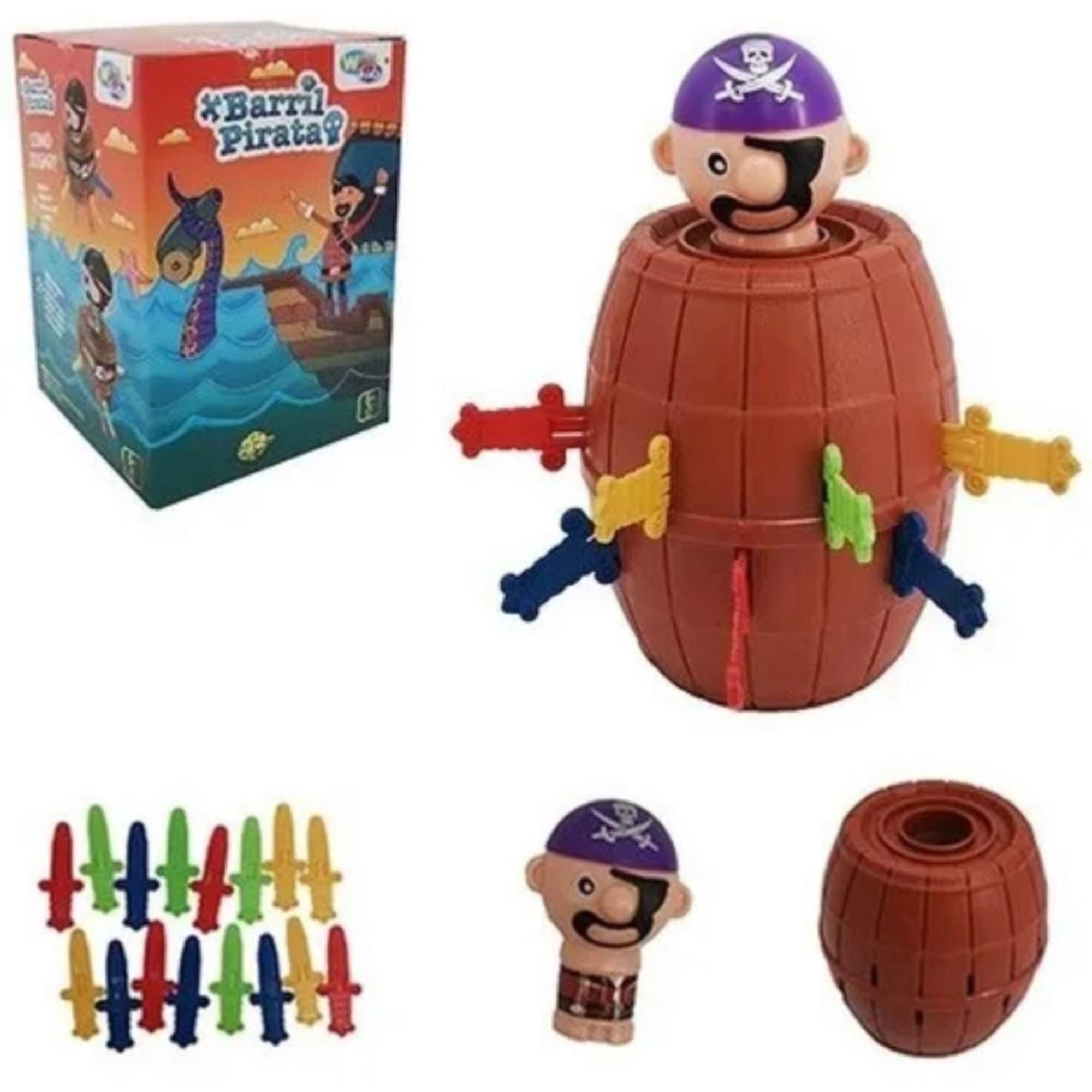 Brinquedo Barril Pirata Pequeno