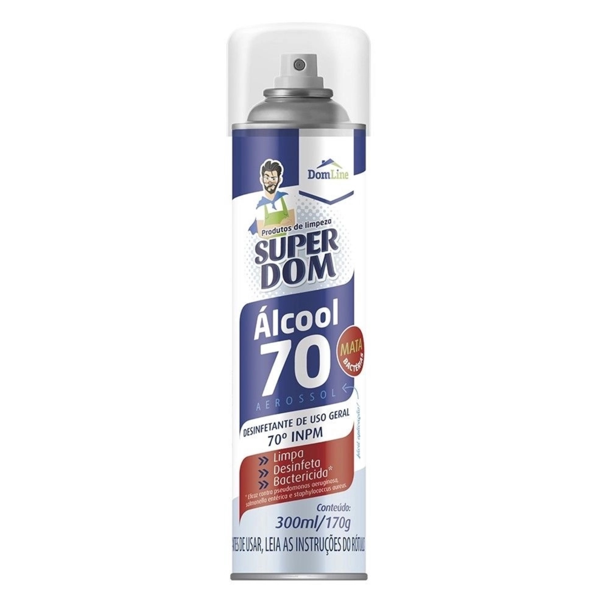 Álcool Aerosol Multiuso Super Dom 200ml