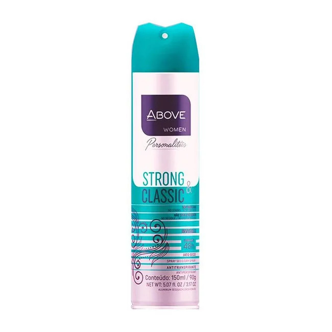 Desodorante Above Personalities Strong & Classic Aerosol 150ml