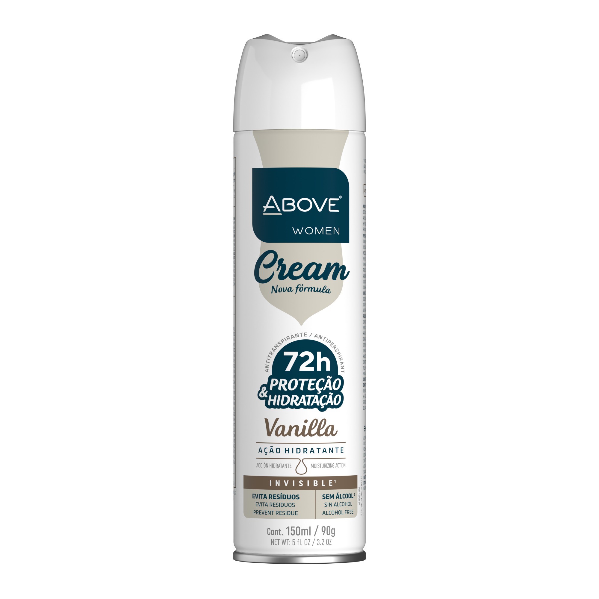 Desodorante Above Aerosol 150ml Women Cream Vanilla