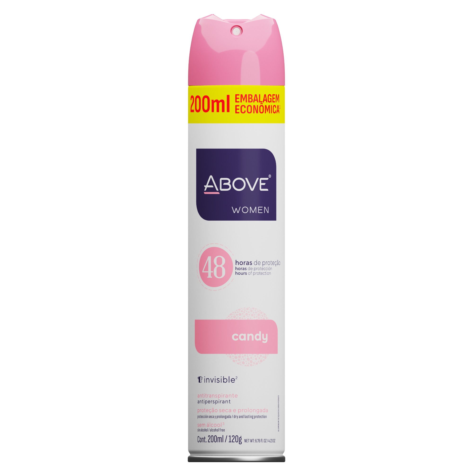 Desodorante Above Aerosol 200ml Classic Candy