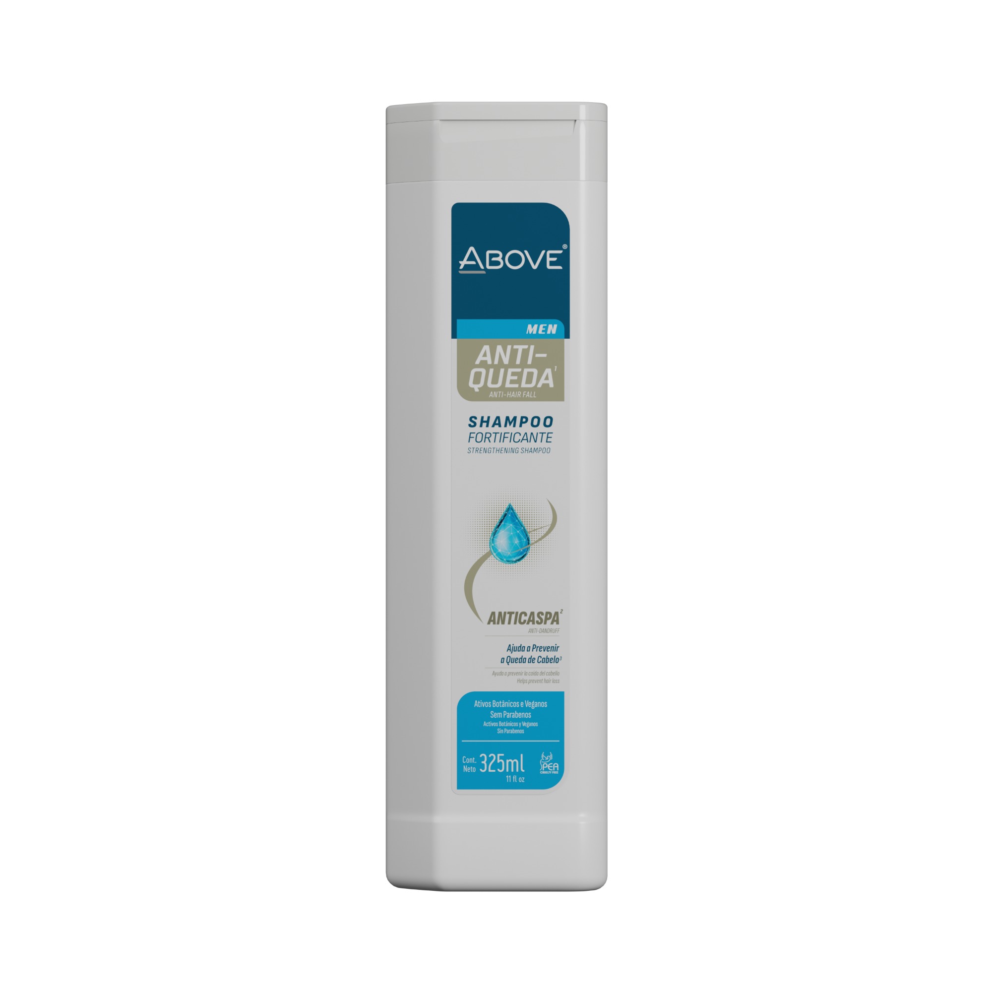 Shampoo Above Masculino 325ml Anticaspa e Antiqueda