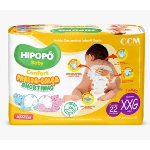 Fral Hipopo Confort Jumbo Calca Xxg 22 Unidades