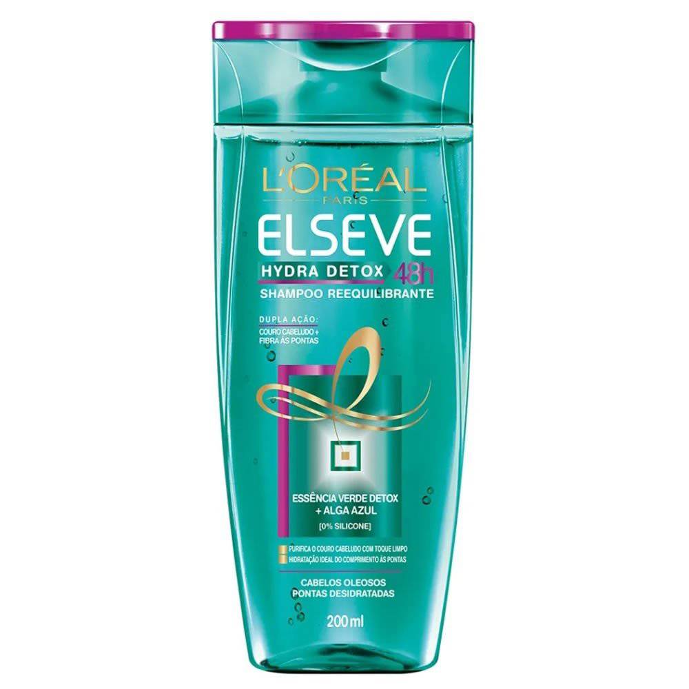 Shampoo Elseve 400ml Hydra Detox Antioleoleosidade
