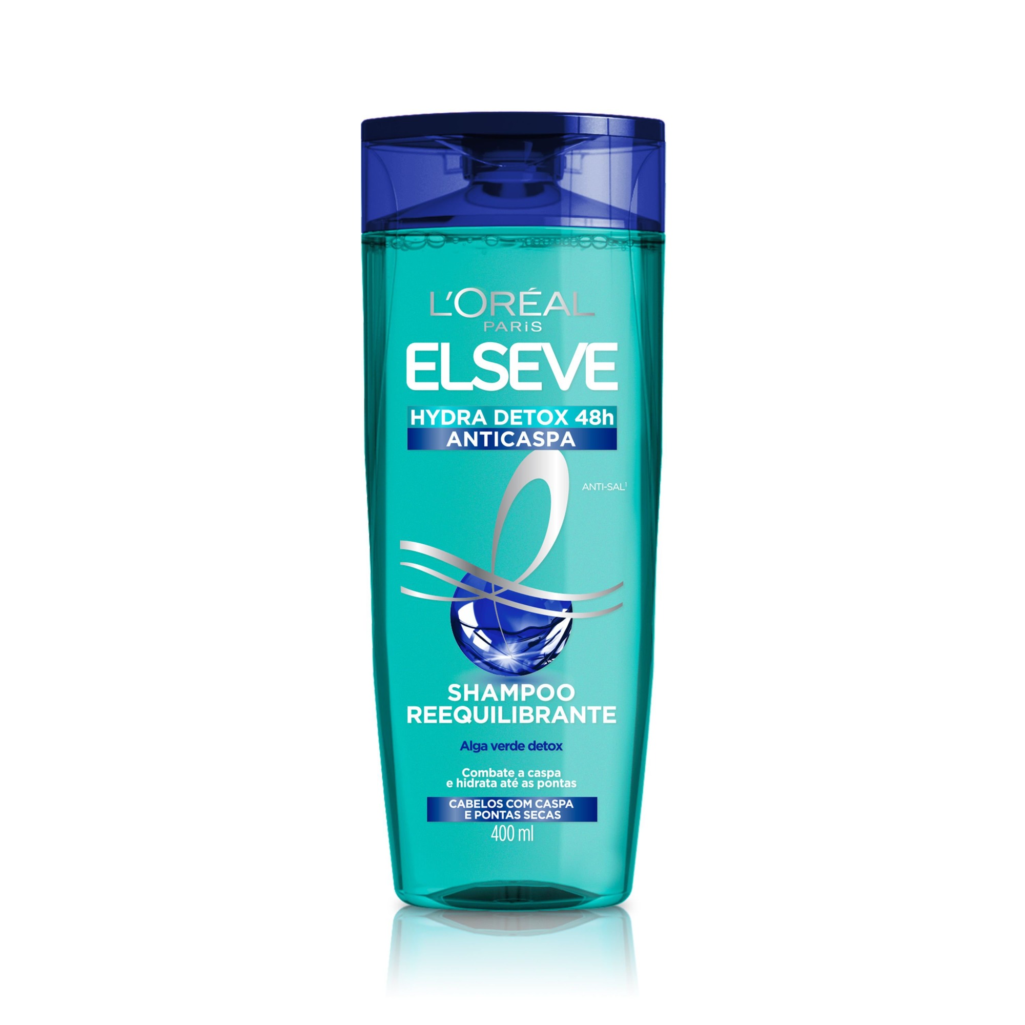 Shampoo Elseve 400ml Hydra Detox Anticaspa