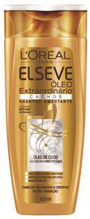 Shampoo Elseve 400ml Óleo de Coco Extra Cachos