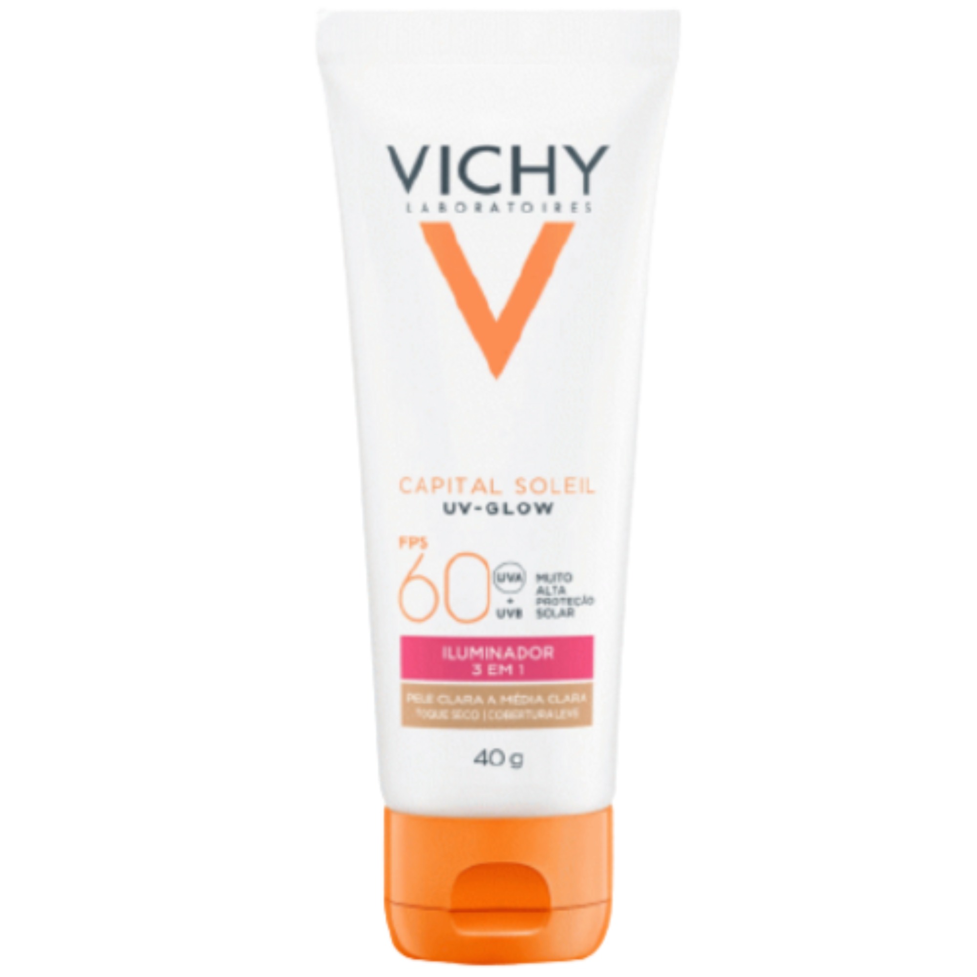 Vichy Capital Soleil FPS60 40g Pele Clara Médio